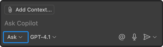 Copilot mode switching