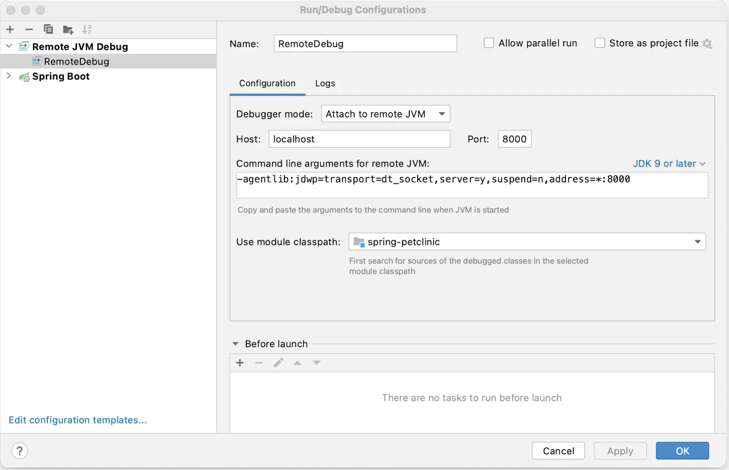 Java 连接调试器