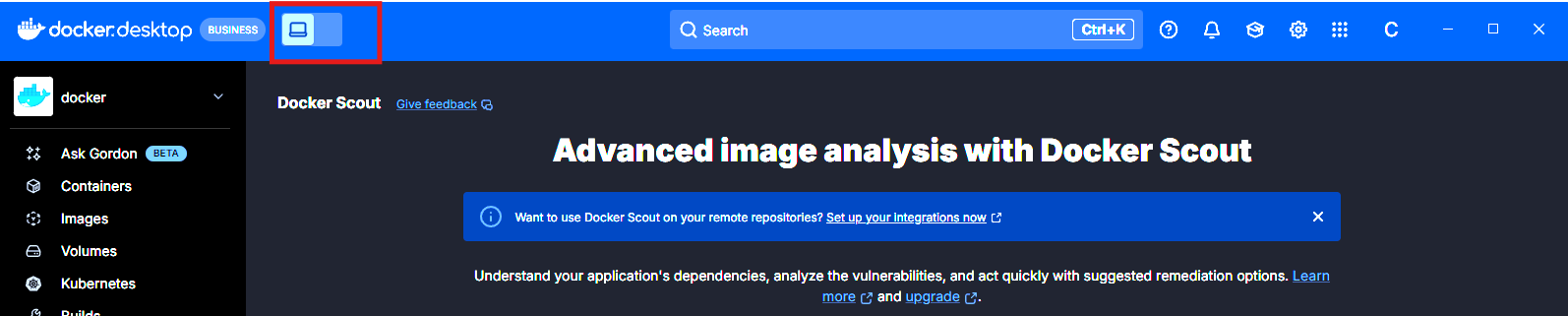 Offload 切换开关